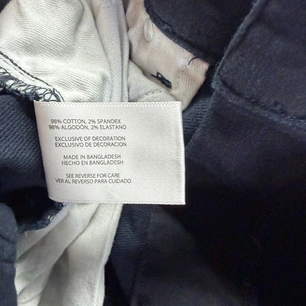 Banana Republic Jeans Men 36x34 Black Cotton Denim Straight Leg Workwear Stretch